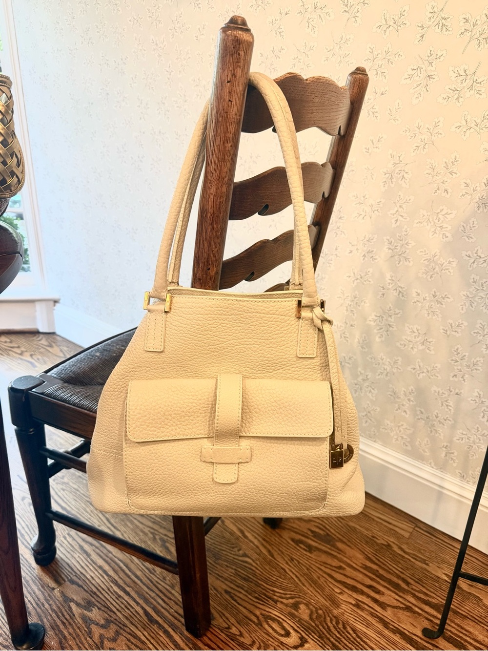 Loro Piana Cream Shoulder Bag